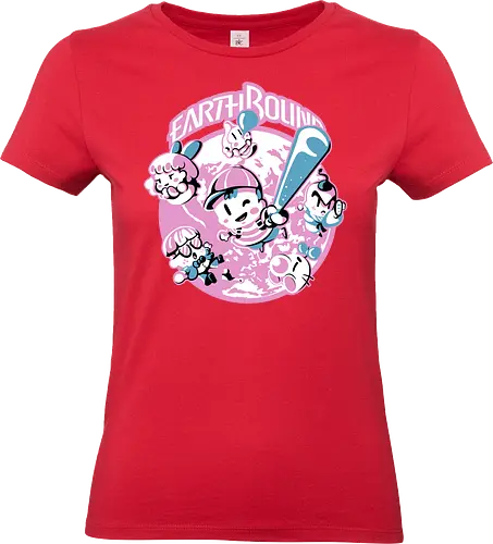 Mother Earth - ness, retro, game, rpg - Standard T-Shirt (Women)