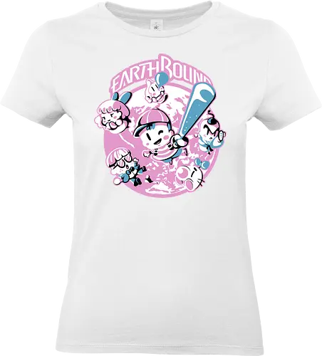 Mother Earth - ness, retro, game, rpg - Standard T-Shirt (Women)