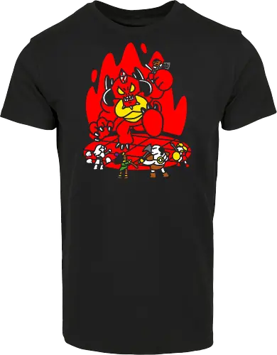 Chibis battle diablo
