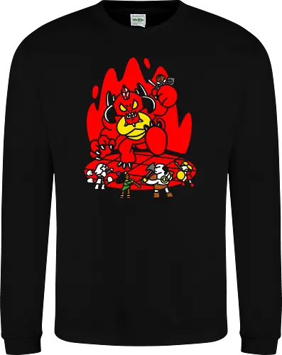 Chibis battle diablo