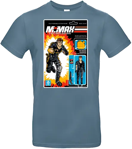 Real Wasteland Hero - movie, mad, max, hero, wasteland, retro, 80s, toy, parody - Standard T-Shirt