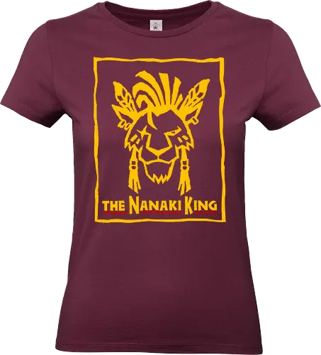 The Nanaki King - final, fantasy, cat, lion, red, game, retro, movie, parody - Standard T-Shirt (Women)