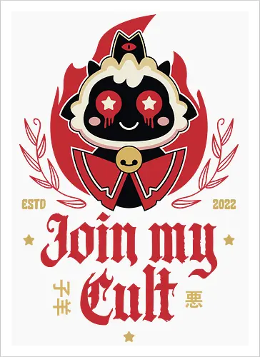 Join My Cult Emblem