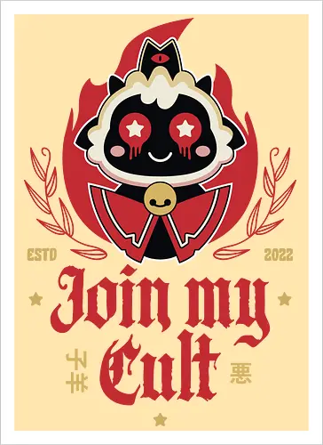 Join My Cult Emblem