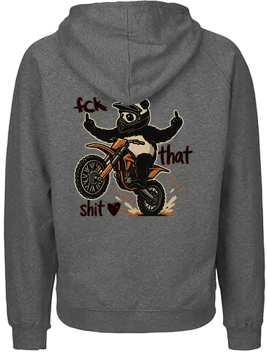 Fck That Shit (Chestnut) - Fairtrade Hoodie