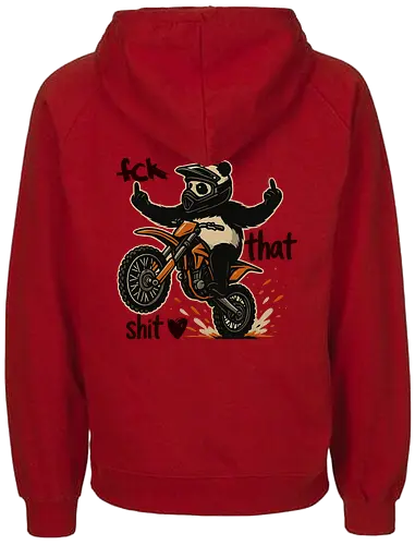 Fck That Shit (Chestnut) - Fairtrade Hoodie