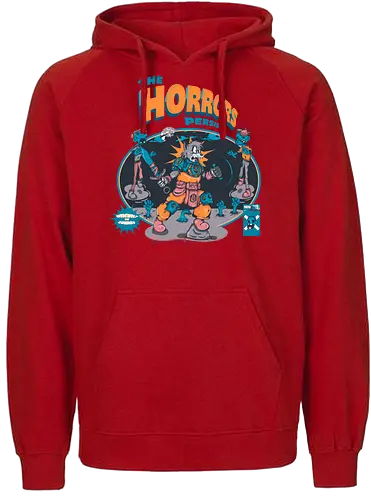 Der Schrecken hält an - Lykaner-Kraft, Retro-Stil, Werwolf, Zombie-Apokalypse, verfluchte Nacht, dunkle Kunst, Vollmondwut, lustiger schwarzer Humor, Horrorkunst - Fairtrade Hoodie