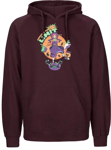 Die Grenzen überschreiten - schwarze Katze, Katzenfreund, dunkle Hexe, Geister, kawaii Okkultismus, Ritual, gruselig, süß, Hexenkunst, Witchcore-Ästhetik - Fairtrade Hoodie