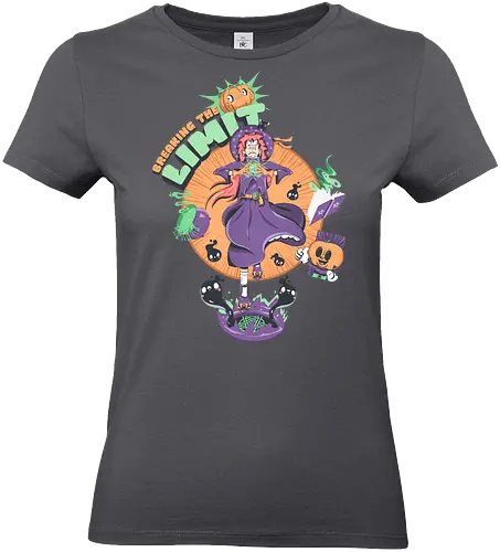 Die Grenzen überschreiten - schwarze Katze, Katzenfreund, dunkle Hexe, Geister, kawaii Okkultismus, Ritual, gruselig, süß, Hexenkunst, Witchcore-Ästhetik - Standard T-Shirt (Women)