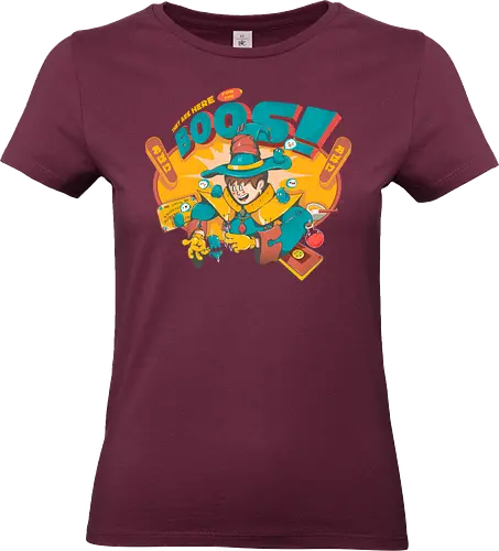 Sie sind für die Buuhs da - gruselig süß, Beschwörung, dunkle Kunst, dunkle Magie, lustig, Geisterparty, mystisches Chaos, Okkultismus, Ouija-Energie, Retro-Zauberer, Ritual - Standard T-Shirt (Women)
