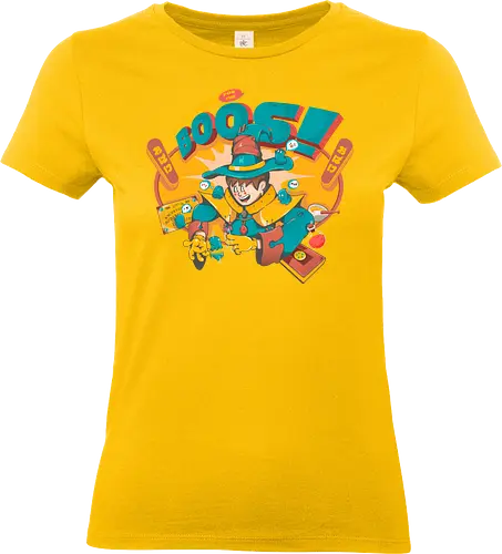 Sie sind für die Buuhs da - gruselig süß, Beschwörung, dunkle Kunst, dunkle Magie, lustig, Geisterparty, mystisches Chaos, Okkultismus, Ouija-Energie, Retro-Zauberer, Ritual - Standard T-Shirt (Women)