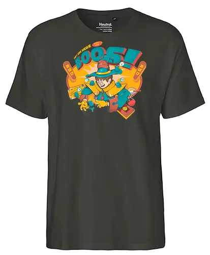 Sie sind für die Buuhs da - gruselig süß, Beschwörung, dunkle Kunst, dunkle Magie, lustig, Geisterparty, mystisches Chaos, Okkultismus, Ouija-Energie, Retro-Zauberer, Ritual - Fairtrade T-Shirt
