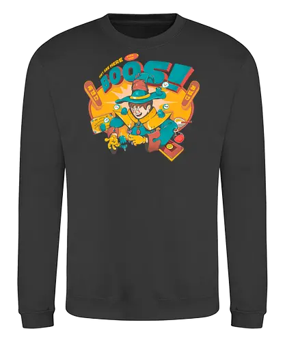 Sie sind für die Buuhs da - gruselig süß, Beschwörung, dunkle Kunst, dunkle Magie, lustig, Geisterparty, mystisches Chaos, Okkultismus, Ouija-Energie, Retro-Zauberer, Ritual - Sweatshirt
