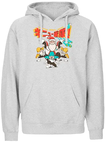 Weihnachts-Spezialkräfte - taktische Einheit, Weihnachten, Elfenkrieger, Spaß, Geeky Christmas, Kamehame Hohoho, Leistungsstufe, Santa Squad, Santa Strike Team, Shonen Christmas - Fairtrade Hoodie