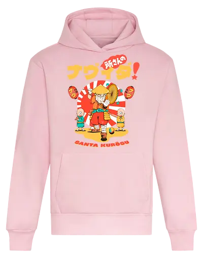 Santa Kurosu - Weihnachten, süße dunkle Weihnachten, dunkler Feiertag, schwarzer Humor, festliche Folklore, Spaß, japanische Weihnachten, Katana-Claus, mythische Weihnachten, Samurai-Weihnachtsmann - Heavyweight Hoodie