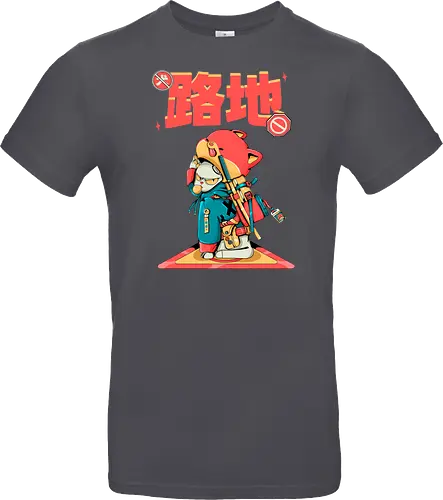 Katana-Katze in Verkleidung