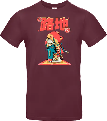 Katana-Katze in Verkleidung