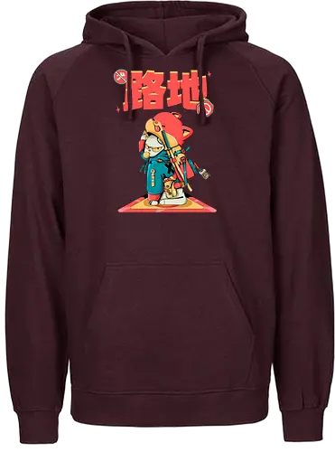 Katana-Katze in Verkleidung - Blade Cat, Cyberkawaii, Cyberpunk-Katze, Katzensamurai, Glitchcore-Kätzchen, Katana-Katze, streunende Katze, Straßenkatze, Urban Bladecore, Stadtkatze - Fairtrade Hoodie