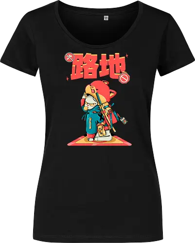 Katana-Katze in Verkleidung