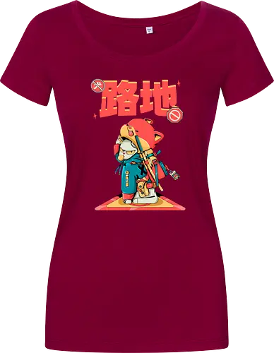 Katana-Katze in Verkleidung