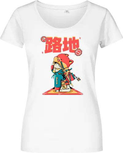 Katana-Katze in Verkleidung