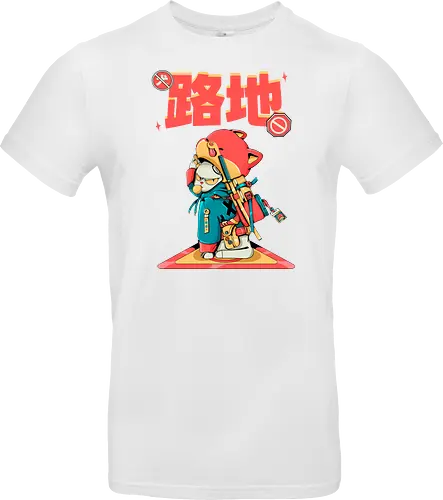 Katana-Katze in Verkleidung