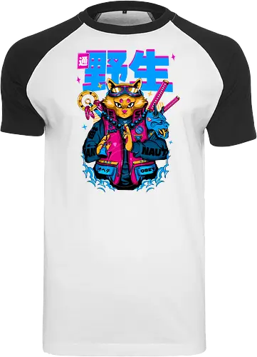 Samurai-Cyberpunk-Katze
