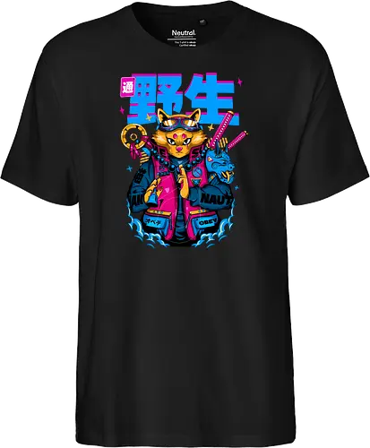 Samurai-Cyberpunk-Katze