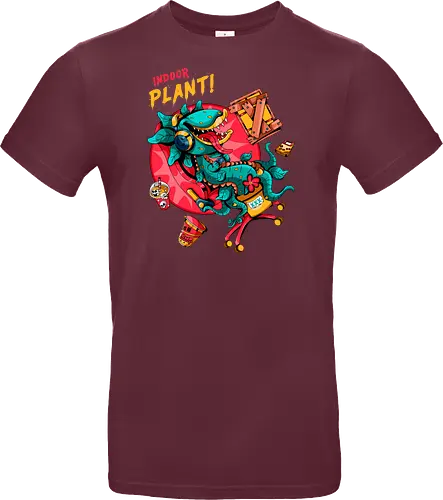 Zimmerpflanze - asozial, digital, asoziale Ästhetik, fleischfressende Pflanze, Photosynthese, Gamer-Pflanze, Zimmerpflanze, Plantcore, Quarantänecore, seltsames Indoor - Standard T-Shirt