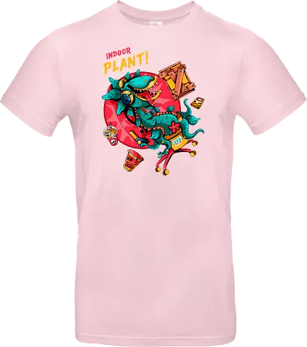 Zimmerpflanze - asozial, digital, asoziale Ästhetik, fleischfressende Pflanze, Photosynthese, Gamer-Pflanze, Zimmerpflanze, Plantcore, Quarantänecore, seltsames Indoor - Standard T-Shirt