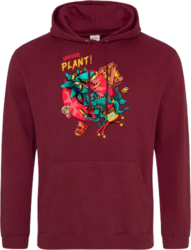 Zimmerpflanze - asozial, digital, asoziale Ästhetik, fleischfressende Pflanze, Photosynthese, Gamer-Pflanze, Zimmerpflanze, Plantcore, Quarantänecore, seltsames Indoor - Standard Hoodie