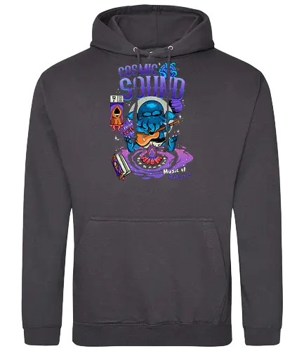 Kosmischer Klang - kosmischer Horror, kosmischer Klang, gruselig süß, Cthulhu, dunkle Ästhetik, dunkle Stimmung, Gothic-Humor, Lovecraft-Humor, Necronomicon, Okkultismus, Weltraummusik - Standard Hoodie