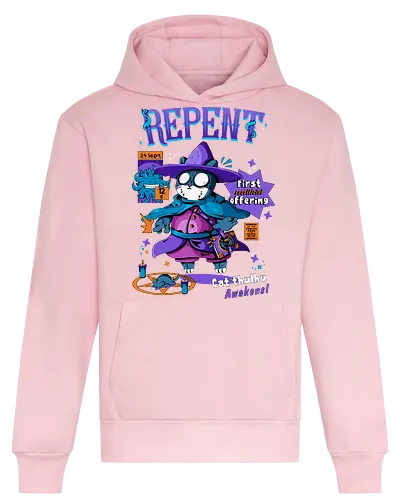 Bereue - katze, cthulhu, gruselig süß, dunkle kunst, dunkle katze, schwarzer humor, dunkel süß, okkulte katze, rituelle katze, beschwörung, hexenkatze, unheimliches kätzchen, lovecraft, necronomicon, hexenkatze - Heavyweight Hoodie