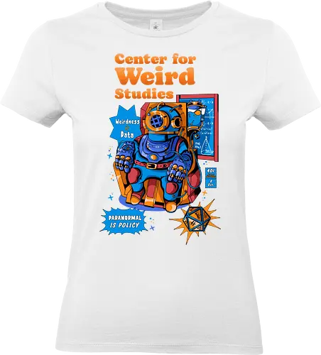 Zentrum für Weird-Studien - analoger Horror, kosmischer Horror, gruselige Wissenschaft, dunkle Wissenschaft, experimentelles Design, paranormales Labor, psionischer Überlebender, Science-Fiction-Horror, seltsames Experiment, Subject00x, Weirdcore - Standard T-Shirt (Women)