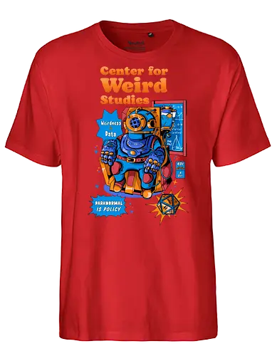 Zentrum für Weird-Studien - analoger Horror, kosmischer Horror, gruselige Wissenschaft, dunkle Wissenschaft, experimentelles Design, paranormales Labor, psionischer Überlebender, Science-Fiction-Horror, seltsames Experiment, Subject00x, Weirdcore - Fairtrade T-Shirt