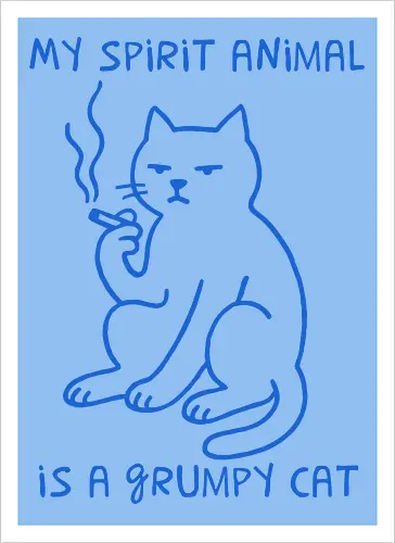 My Spirit Animal is a Grumpy Cat