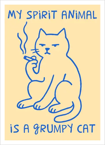 My Spirit Animal is a Grumpy Cat