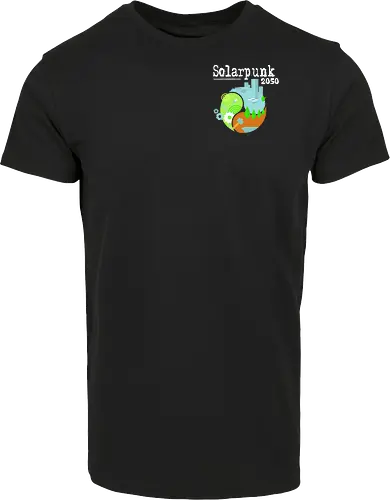 Solarpunk 2050 Logo quadratisch, für dunklen Hintergrund