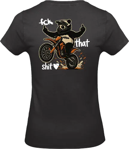Fck That Shit (White) - Standard T-Shirt (Women)
