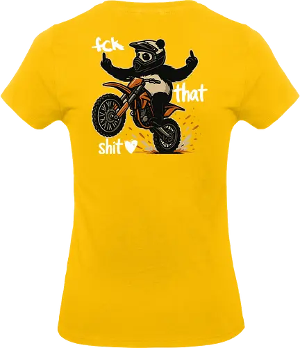 Fck That Shit (White) - Standard T-Shirt (Women)