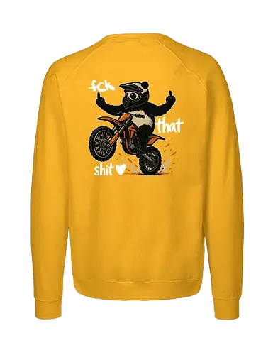 Fck That Shit (White) - Fairtrade Sweatshirt