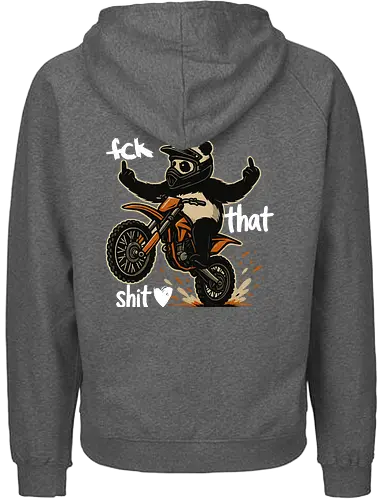 Fck That Shit (White) - Fairtrade Hoodie