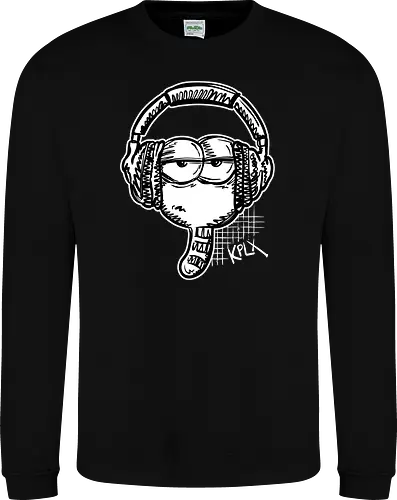 Music Dieter - Zeichnungen, Kplx, Dieter, Musik, Kopfhörer, Wurm, Comics - Sweatshirt