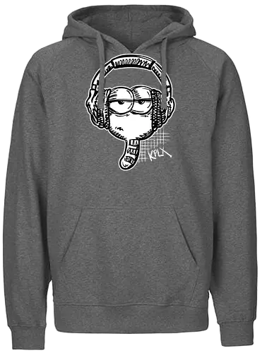 Music Dieter - Zeichnungen, Kplx, Dieter, Musik, Kopfhörer, Wurm, Comics - Fairtrade Hoodie