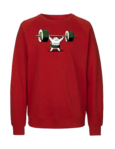 Healthy food  - fitness, foodie, gym, japanese, manga, nigiri, salmon, sushi lover, weightlifting, workout, sushi, bodybuilding, chopsticks, cute food, exercise - Fairtrade Sweatshirt