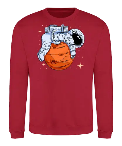 Astro-Nope  - mars, mood, nope, planet, rest, science, sleep, space, stars, universe, astronaut, funny, hilarious, joke, lazy - Sweatshirt