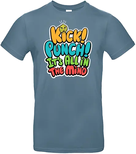 Kick Punch - funk, parappa, dog, retro, cute, music, rap, onion - Standard T-Shirt
