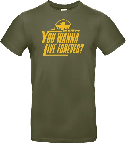 Come on Apes - starship, troopers, movie, 90s, ape, aliens - Standard T-Shirt