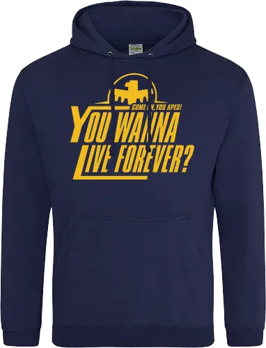 Come on Apes - starship, troopers, movie, 90s, ape, aliens - Standard Hoodie