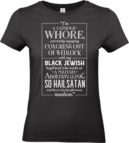 Harry's quote - kingsman, movie, quote, text, movie, action - Standard T-Shirt (Women)